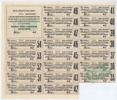 Beregszász 1913. "Beregmegyei Központi Takarékpénztár Részvénytársaság" részvénye 200K-ról...