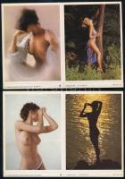 cca 1980-1990 Művészi aktok, 8 db matrica, Bp., Képzőművészeti Alap Kiadóvállalata, 11x8,5 cm