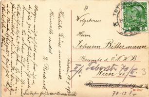 1909 Decín, Tetschen; K.k. Bau- und Kunsthandwerkerschule / Construction and Crafts School (EK)