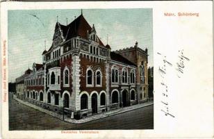 Sumperk, Mährisch Schönberg; Deutsches Vereinshaus / German Clubhouse (creases)