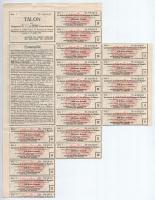 Budapest 1899. "Magyar Jelzálog-Hitelbank Budapesten" 3 1/2%-os községi kötelező 500K-ról ...