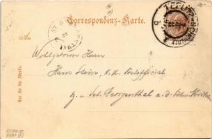 1897 (Vorläufer) Teplice, Teplitz-Schönau; Steinbad u. Stephansbad / spas (EB)