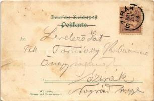 1901 Horwath's Midgets Company, circus acrobats. Art Nouveau (r)