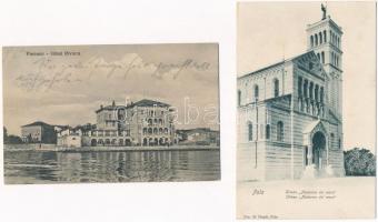 4 db RÉGI horvát képeslap / 4 pre-1915 Croatian postcards