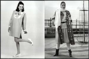 cca 1960-1970 Divatfotók, 5 db, 24×18 cm