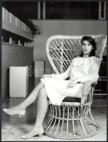 cca 1960-1970 Divatfotók, 5 db, 24×18 cm