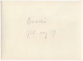 1936 Brassó, Kronstadt, Brasov; Piac a Fő téren, Economia, Romaneasca, vendéglő, üzletek / market, s...