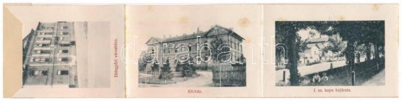 Diósgyőr (Miskolc), M. kir. vas- és acélgyár 10 képben. leporellolap + "DIÓSGYŐRI VASGYÁR"...