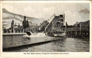 1908 London, Earl's Court, The New Giant Chute, Hungarian Exhibition / Óriás csúszda a londoni magyar kiállításon (EB)