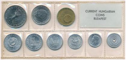 1972. 2f-10Ft (9xklf) érmés forgalmi sor fóliatokban T:1 kis patina
Adamo FO5