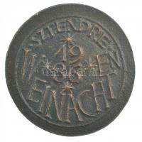 Ligeti Erika (1934-2004) 1986. "Szentendre - Weinachten" Br karácsonyi emlékérem (29mm) T:...