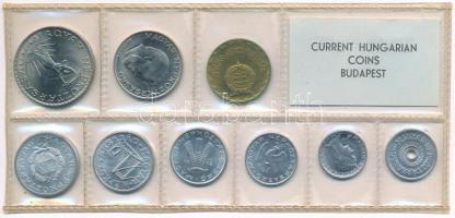 1974. 2f-10Ft (9xklf) érmés forgalmi sor fóliatokban T:1 kis patina
Adamo FO7