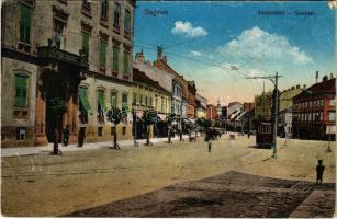 1916 Sopron, Várkerület, villamos (Rb)