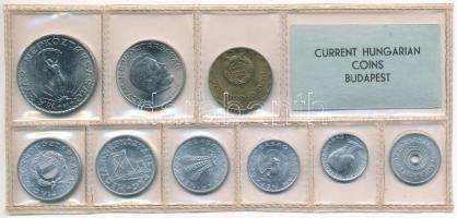 1975. 2f-10Ft (9xklf) érmés forgalmi sor fóliatokban T:1 kis patina
Adamo FO8