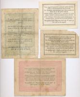 1848. 2Ft "Kossuth bankó" "BT 78732" + 5Ft "Kossuth bankó" vörösesbarn...