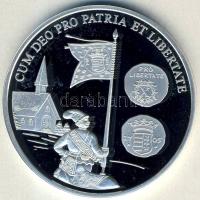 DN "A magyar pénz krónikája-Cum Deo pro Patria et Libertate" Ag emlékérem, 20g T:PP Csak 2...