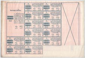 Budapest 1923. "Neuschlosz-Lichtig Repülőgépgyár és Faipari Részvénytársaság" 5db részvény...