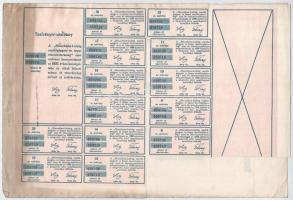Budapest 1923. "Neuschlosz-Lichtig Repülőgépgyár és Faipari Részvénytársaság" 5db részvény...