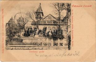 1899 (Vorläufer) Pécs, Zsolnay gyár. Rechnitzer Ottokár 191. (EK)