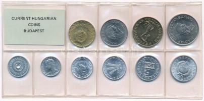 1989. 2f-20Ft (10xklf) érmés forgalmi sor fóliatokban T:1 Adamo FO22