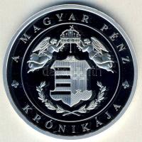DN "A magyar pénz krónikája-A forint bevezetése" Ag emlékérem, 20g T:PP Csak 2004db! Tanúsítvánnyal! R!