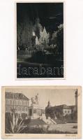 Nagykőrös - 4 db RÉGI város képeslap / 4 pre-1945 town-view postcards