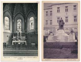Kaposvár - 4 db RÉGI város képeslap / 4 pre-1945 town-view postcards