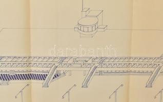 Az 1933-ban megnyitott kerepesi úti ügető (BÜE) távlati látványterve vázlatosan. Nagy méretű a terve...
