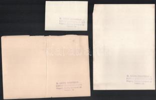 cca 1930 Dr. Lukács Szanatórium-Kispesti Magángyógyintézet, 7 db fotó, pecsételve, több fotó széle s...