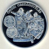 DN "A magyar pénz krónikája-Ónódi országgyűlés" Ag emlékérem, 20g T:PP Csak 2004db! Tanúsí...