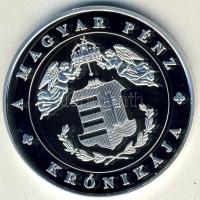 DN "A magyar pénz krónikája-I. világháború" Ag emlékérem, 20g T:PP Csak 2004db! Tanúsítvánnyal! R!