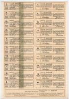 Budapest 1926. "Neuschlosz-Lichtig Repülőgépgyár és Faipari Részvénytársaság" részvénye 10...