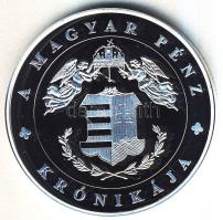 DN "A magyar pénz krónikája-A III.Köztársaság kikiáltása" Ag emlékérem, 20g T:PP Csak 2004db! Tanúsítvánnyal! R!