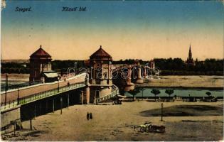 1915 Szeged, Közúti híd. Grünwald Hermann kiadása (EK)