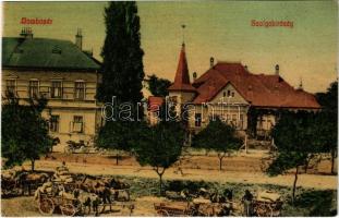 1911 Dombóvár, Szolgabíróság, piac (Rb)
