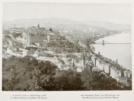 cca 1910 Budapest. Képes album Budapestről, fekete-fehér fotókkal. Bp.,én.,Hornyánszky Viktor, 8 + 6...