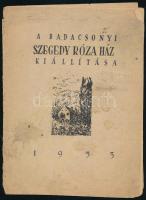 1953 A badacsonyi Szegedy Róza ház kiállításának részletes leírása, gépirat, készült a Magyar Nemzeti Múzeum - Történeti Múzeum Rotaprint üzemében, 10 p., sérült, foltos.