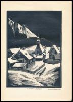 Dr. berei Soó Rezső: A mai debreceni grafika. Debrecen, 1935., Városi Nyomda, 24 p. +6 (3 levélen) t...