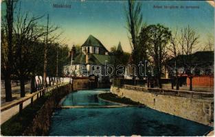 1916 Miskolc, Avasi templom és múzeum. Vasúti levelezőlapárusítás 19. sz. 1916. (kopott sarkak / worn corners)