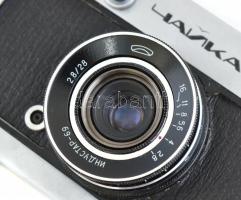 Csajka-II fényképezőgép eredeti tokjában, jó állapotban