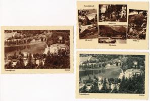 Tusnádfürdő, Baile Tusnad; 7 db régi Weinstock képeslap / 7 pre-1945 postcards