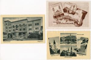 Szatmárnémeti, Satu Mare; - 3 db régi Weinstock képeslap / 3 pre-1945 postcards