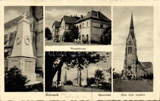 Bátaszék vasútállomással (Rb)