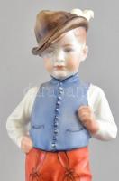 Herendi 1943, csizmás fiú, kézzel festett, jelzett, hibátlan m: 21 cm