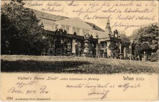 1904 Wien, Vienna, Bécs XII. Wallners Meierei Tivoli nächst Schönbrunn in Meidling (EK)