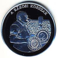 DN "A magyar pénz krónikája-A Rákosi korszak" Ag emlékérem, 20g T:PP Csak 2004db! Tanúsítv...