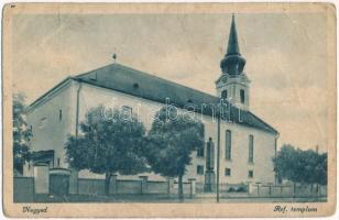 Negyed, Neded; Református templom / Calvinist church (non PC) (gyűrődések / creases)