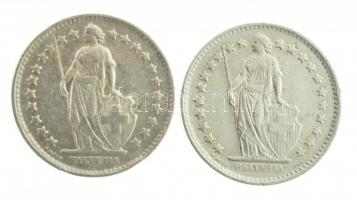 Svájc 1946B 1/2Fr Ag (2x) T:2,2 patina
Switzerland 1946B 1/2 Franc Ag (2x) C:XF,VF patina
Krause K...