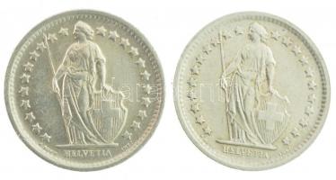 Svájc 1965B 1/2Fr Ag (2x) T:1-
Switzerland 1965B 1/2 Franc Ag (2x) C:AU
Krause KM#23