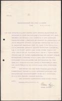 1900-1918 Kalocsa, a kalocsai érsekség által kiállított 3 db hivatalos levél, irat; különböző érseki helynöki aláírással, egy dombornyomott fejléces, ill. egy vízjeles levélpapíron, lyukasztással